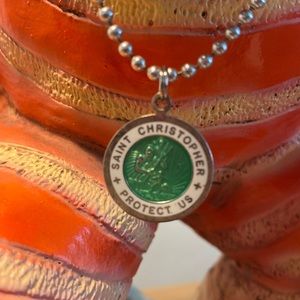 Saint Christopher Surfer Medal